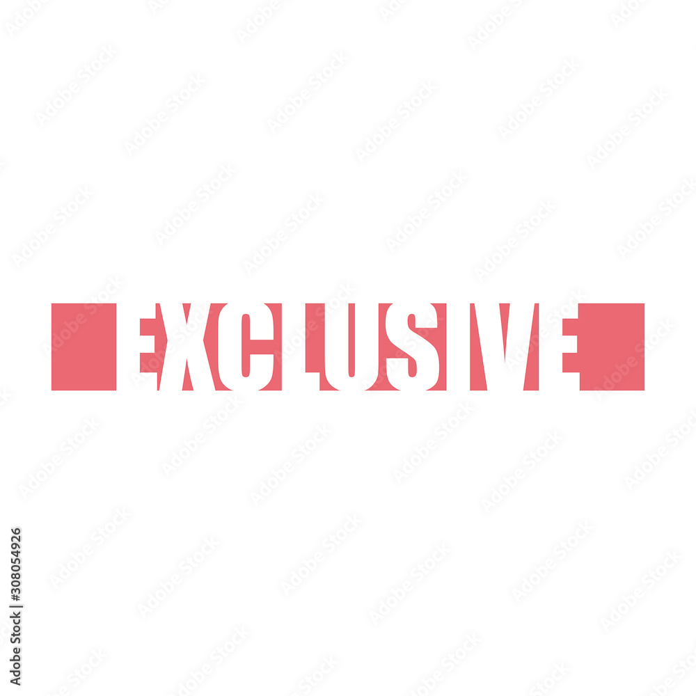 red vector banner exclusive red vector banner exclusive