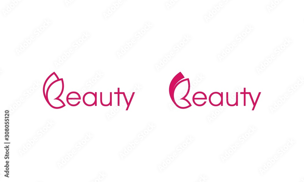 Beauty icon for logo design concepts