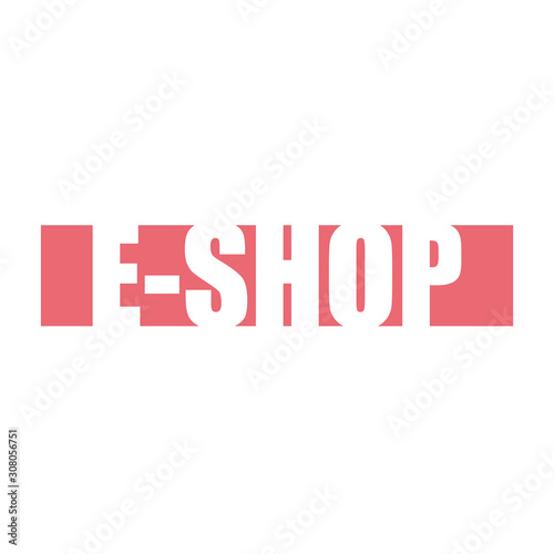 red vector banner eshop