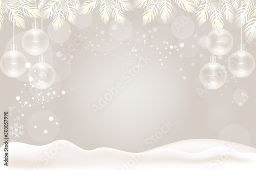 White Holiday concept background with copy space. illustration vector. 