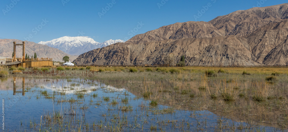 Located 3.500m above the sea level, and last city before the border with Pakistan, Tashkurgan offers one of the most stunning landscapes of China, with its mountains, rivers, grasslands and high plain Located 3.500m above the sea level, and last city before the border with Pakistan, Tashkurgan offers one of the most stunning landscapes of China, with its mountains, rivers, grasslands and high plain