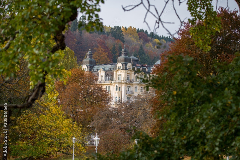Obraz premium Spa architecture - Marianske Lazne (Marienbad) - Czech Republic