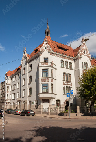 Riga, corner house on Elizabetes street