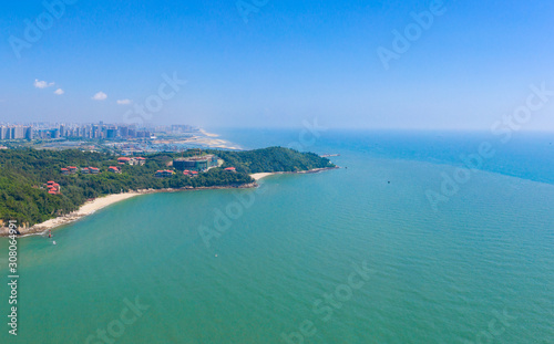 Panorama of Guantouling National Forest Park in Guangbei Hai City, China © Weiming