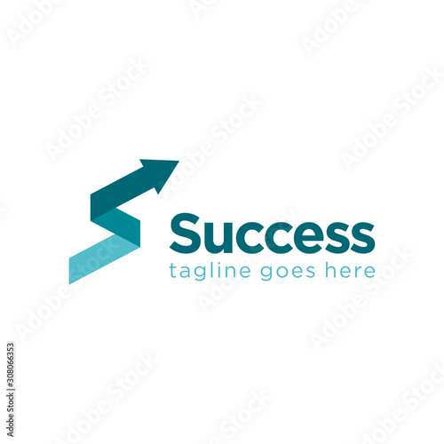 letter S trade marketing logo design vector. with initial S as chart diagram graphic concept. company, corporate, business, finance symbol icon