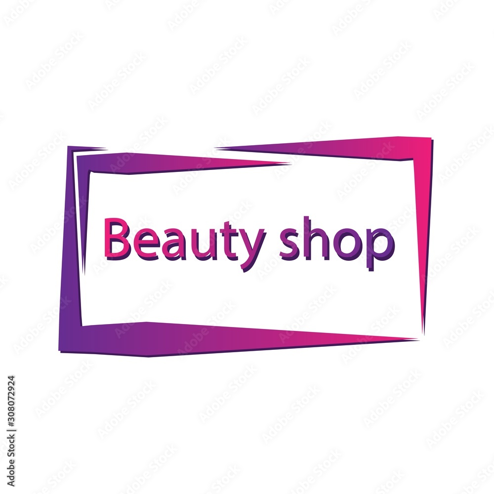 Abstract vector template. Pink and purple brush stroke. Gradient rectangular frame. Colorful gradient brush stroke. Vector background with a place for text, on white background for design. Isolated Abstract vector template. Pink and purple brush stroke. Gradient rectangular frame. Colorful gradient brush stroke. Vector background with a place for text, on white background for design. Isolated