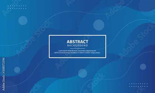 Wallpaper Mural Dynamic textured background design. Abstract liquid background with blue gradient color. Modern vector templates. Torontodigital.ca