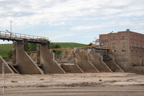 May 26, 2019 Spencer Dam Nebraska after the dam broke Boyd County and Holt County by 281 highway near Spencer Nebraska 
