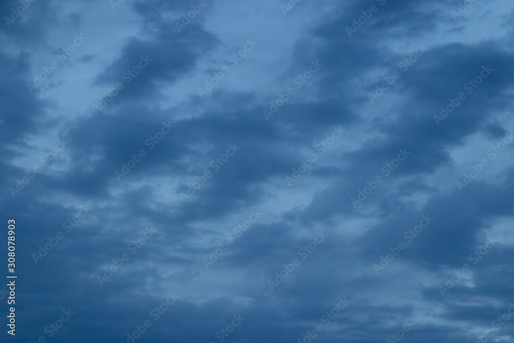 blue sky with clouds