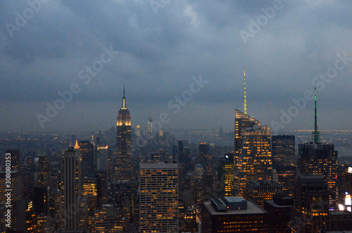 Manhattan bei Nacht