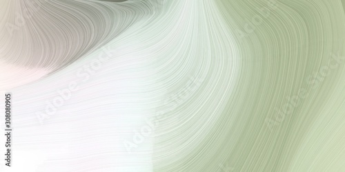 modern soft curvy waves background illustration with silver, ash gray and white smoke color