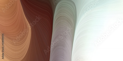 smooth swirl waves background illustration with pastel brown, lavender and very dark pink color