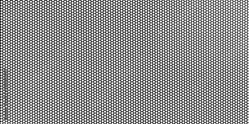  Black metal plate with dots. punched texture a vector background.perforate