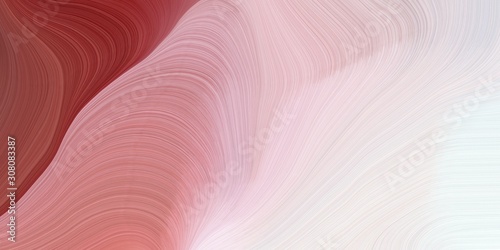 modern waves background illustration with light gray, dark moderate pink and pastel pink color