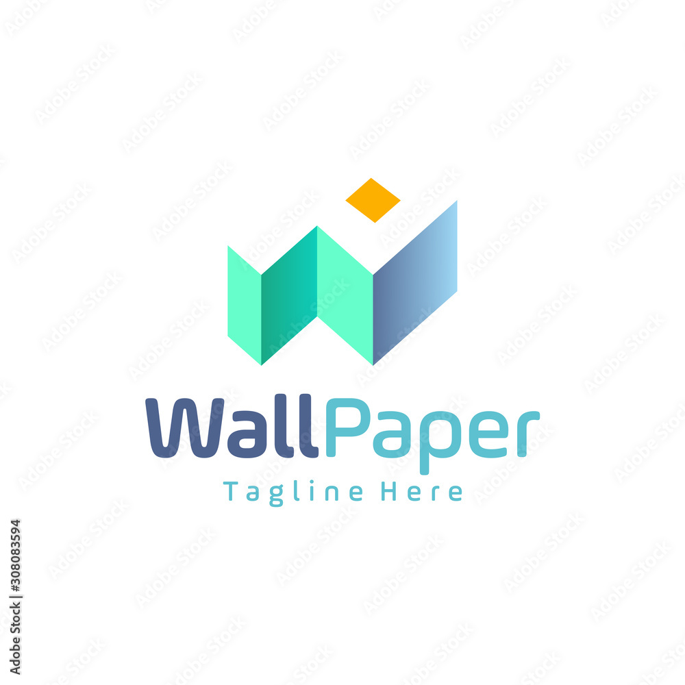 creative initial W and P on negative space logo vector design template. consisting of a letter W and letter P on negative space creative initial W and P on negative space logo vector design template. consisting of a letter W and letter P on negative space