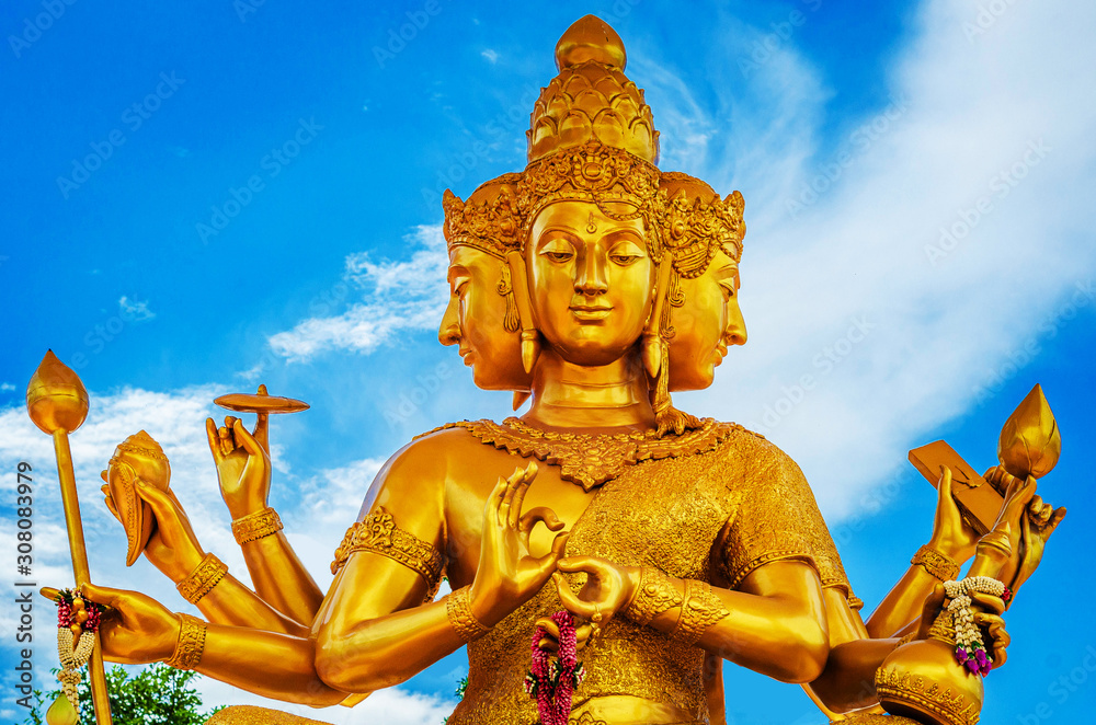 Obraz premium A Buddhist Statue