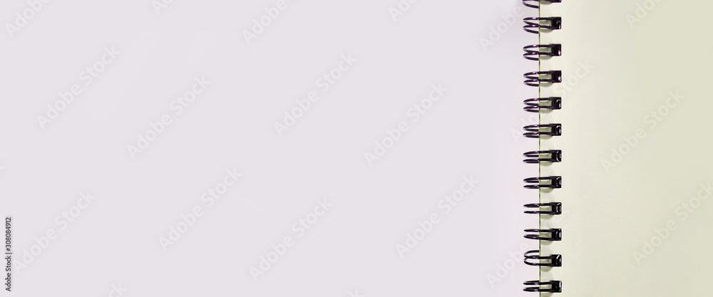 Blank notebook background space for advertising text. Blank notebook background space for advertising text.