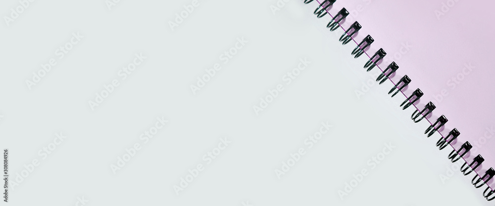 Blank notebook background space for advertising text. Blank notebook background space for advertising text.