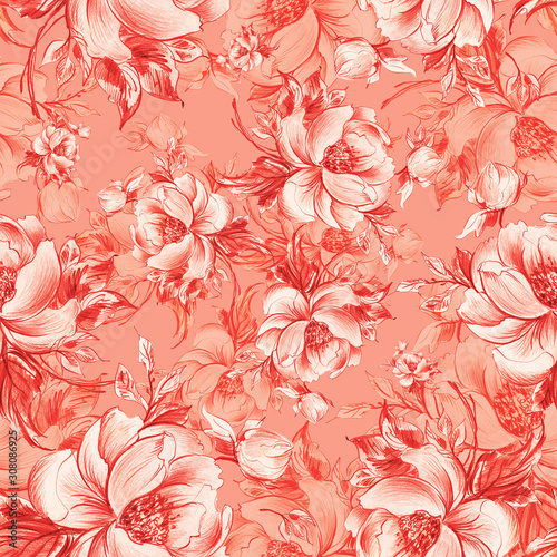  Seamless pattern of graceful roses with buds KY.jpg