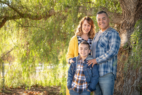 Mixed Race Family Portrait ...
