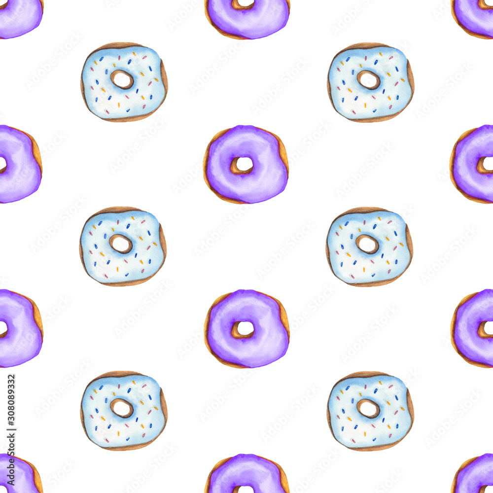 Donuts pattern. Donuts pattern.