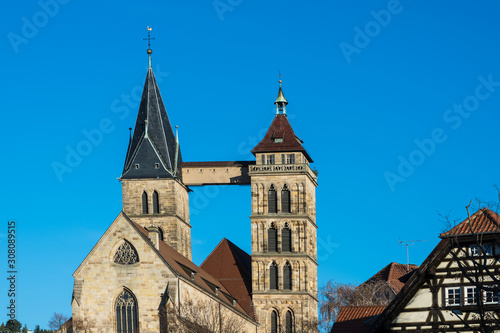 Fototapeta Naklejka Na Ścianę i Meble -  Stadtkirche St. Dionys in Esslingen am Neckar