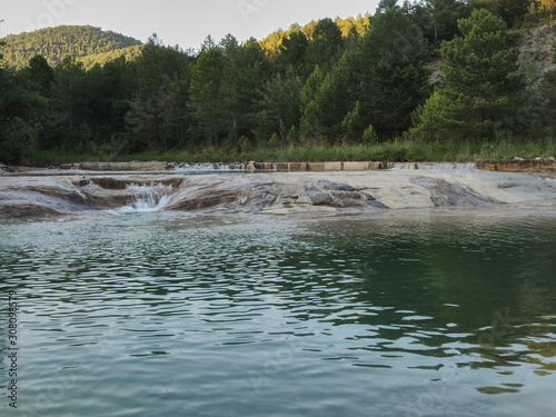 The Asabón river in the province of Huesca. Aragon. Spain