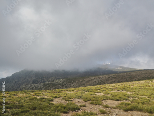 Collado del Piornal in the Sierra de Guadarrama National Park. Madrid's community. Spain