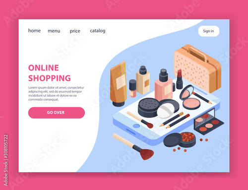 Cosmetics Page Design