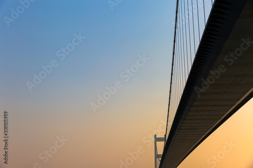 bridge at sunset