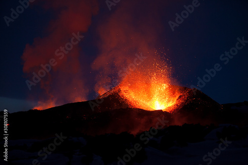 The 2010 eruptions of Eyjafjallajökull were volcanic events at Eyjafjallajökull in Iceland which, although relatively small for volcanic eruptions, caused enormous disruption to air travel.