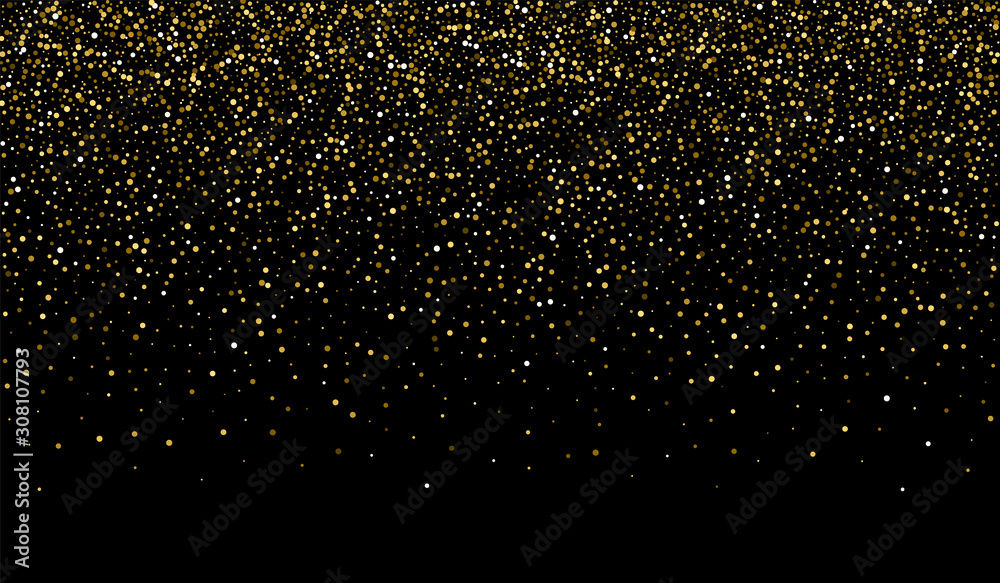 Black Round Golden Pattern. Luxury Sequin Background. Luxury Banner. Yellow Polka Glamour Postcard. Circle Falling Banner. Black Round Golden Pattern. Luxury Sequin Background. Luxury Banner. Yellow Polka Glamour Postcard. Circle Falling Banner.