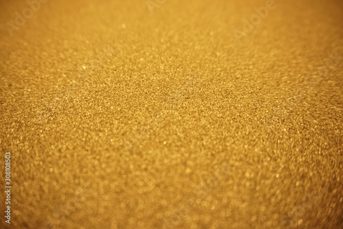 Gold abstract bokeh background with texture