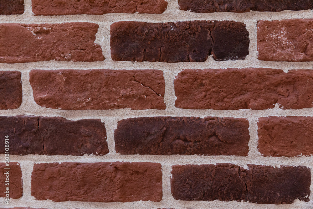 Fototapeta premium Modern fair brick wall texture background