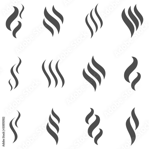 aroma icon vector design symbol