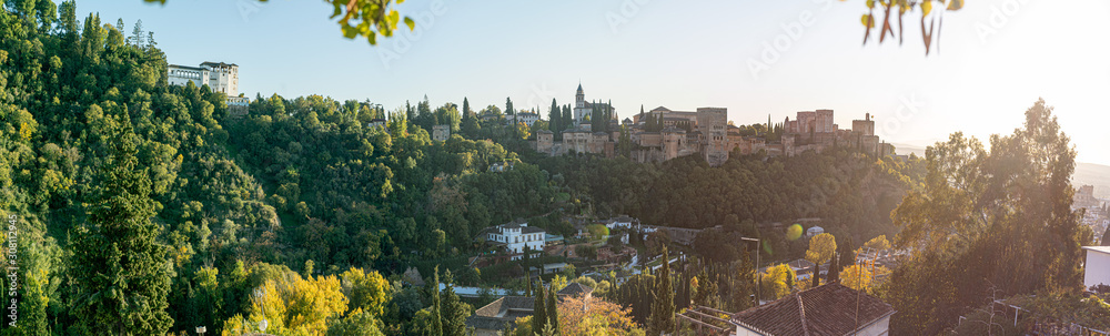 Evening landscape in Granada