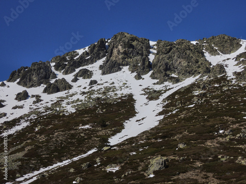 La Barranca Valley in the Sierra de Guadarrama National Park. Madrid's community. Spain