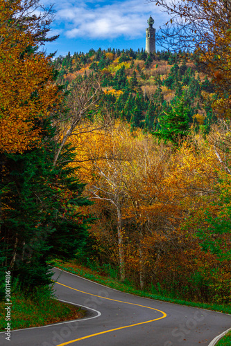 road in autumn mount greylock photo