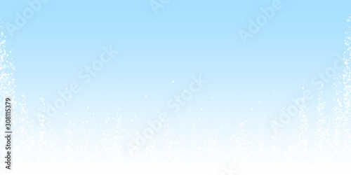 Magic stars Christmas background. Subtle flying sn