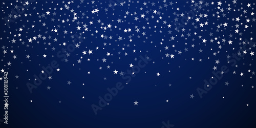 Random falling stars Christmas background. Subtle 