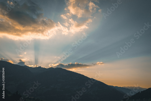 Sunset in Austria