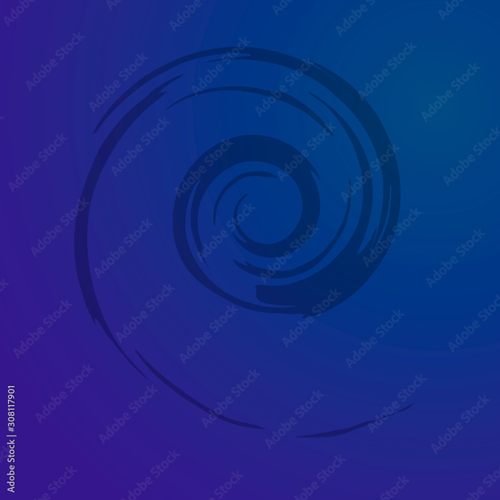 Beautiful gradient illustration representing blue color. Beautiful gradient illustration representing blue color.