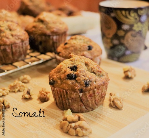 Banana Walnut Muffin photo