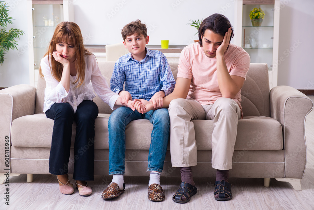 Family conflict with husband and wife and child Family conflict with husband and wife and child