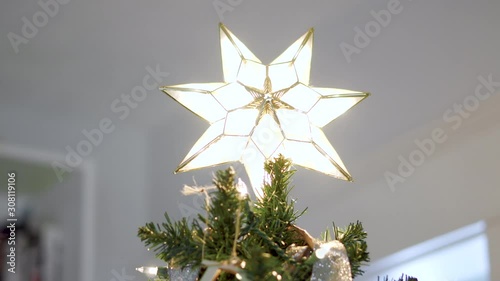 Christmas Tree Star Turns On