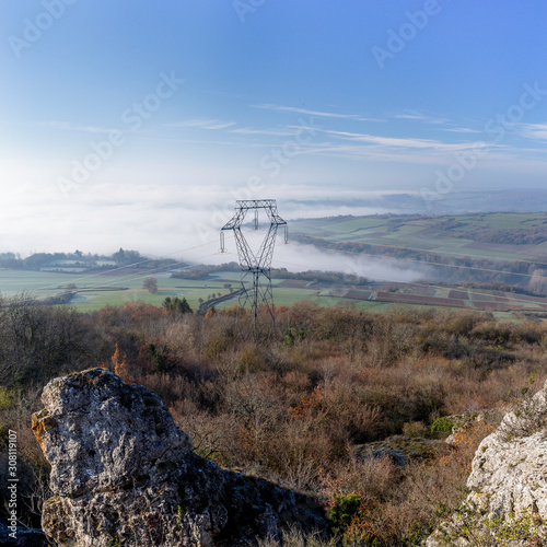 brouillard mont rome