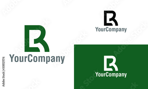 Letter B, LR, LB, BR, B3 and L3 logo icon design template elements. Simple minimalist template graphic illustration. Creative vector emblem, for icon or design concept.