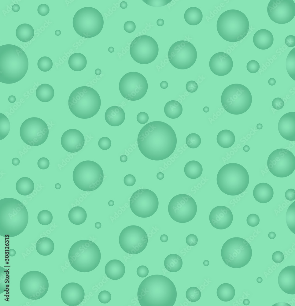 Abstract neo mint color background with bubbles. Abstract neo mint color background with bubbles.