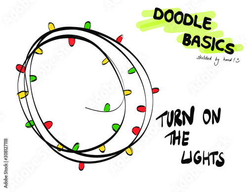 Doodle Sketchnote Template for Workshops, Seminar, Flipchart and Graphic Recording