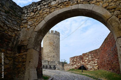 Fototapeta Naklejka Na Ścianę i Meble -  Belgrade fortress and Kalemegdan park, Serbia.